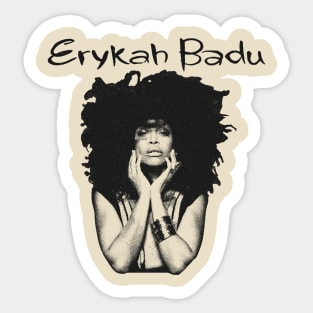 Erykah Badu Top Music Lover Gift For Fan Sticker